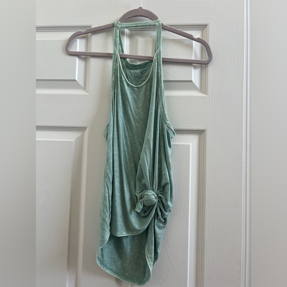 American eagle blue/green tank top